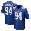Elijah Chatman New York Giants Team Game Jersey - Royal