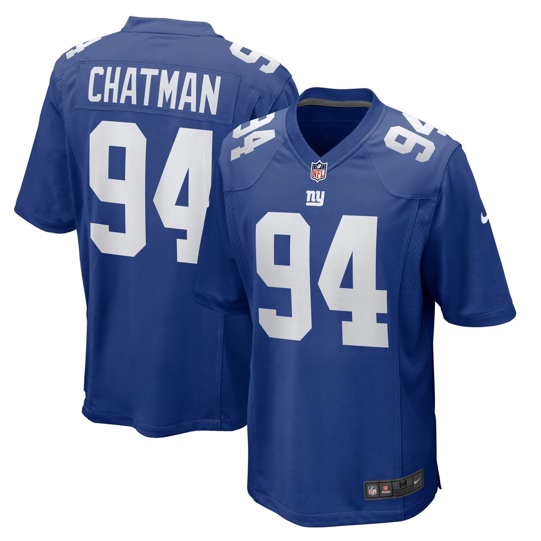 Elijah Chatman New York Giants Team Game Jersey - Royal