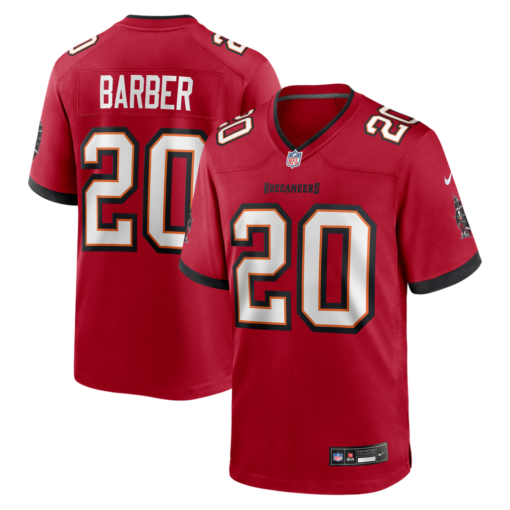 Ronde Barber Tampa Bay Buccaneers Game Retired Player Jersey - Red