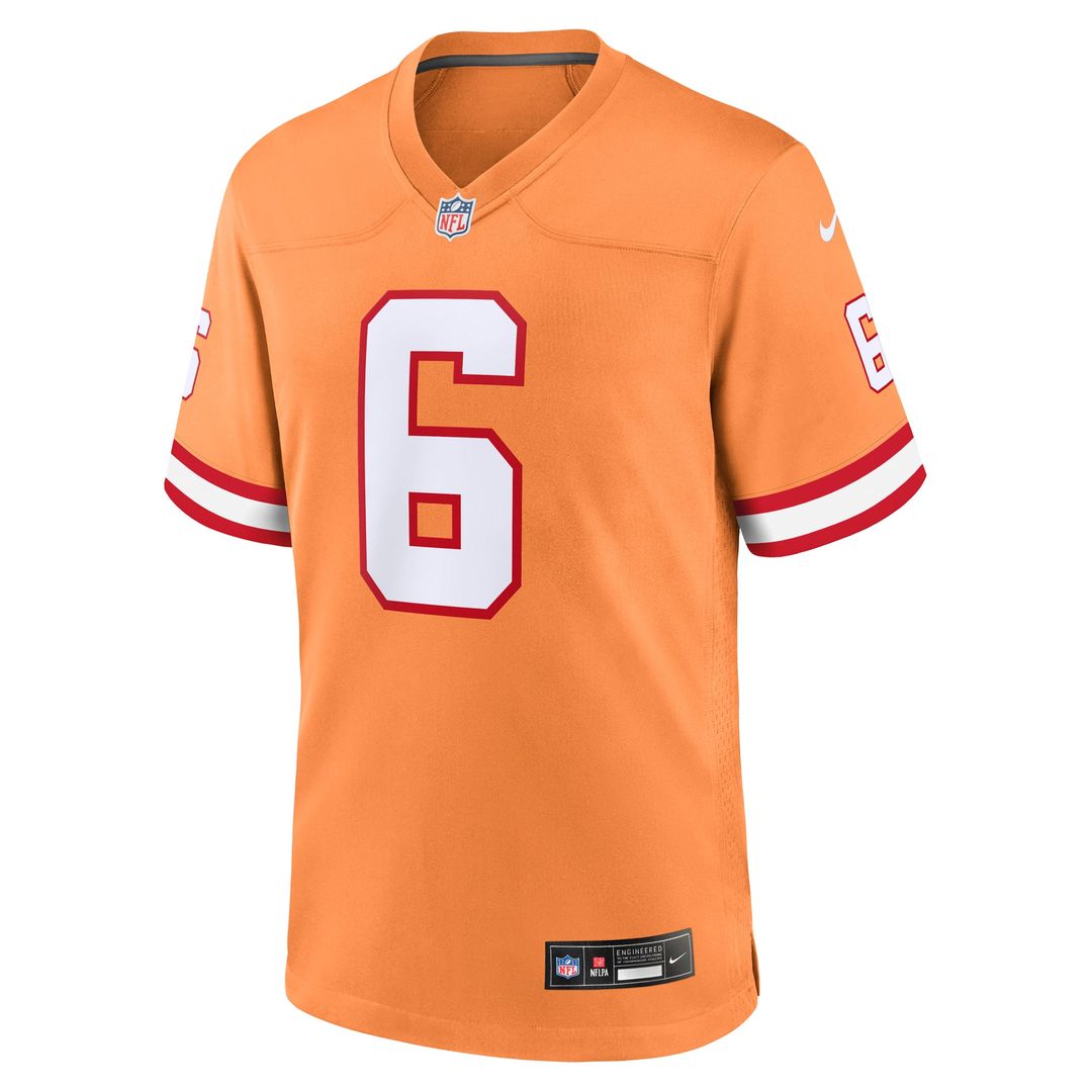 Baker Mayfield Tampa Bay Buccaneers Alternate Game Player Jersey - Pewter