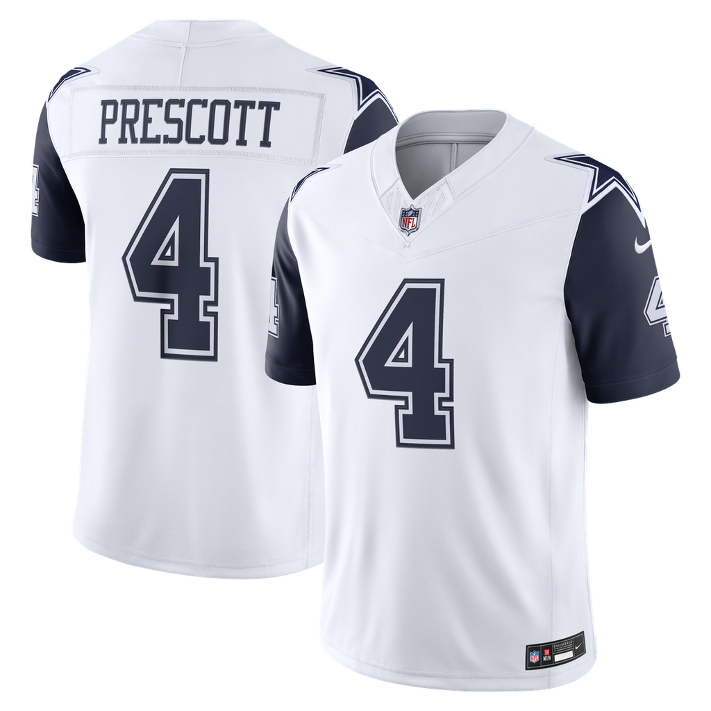 Dak Prescott Dallas Cowboys Alternate Vapor F.U.S.E. Stitched Limited Jersey - White