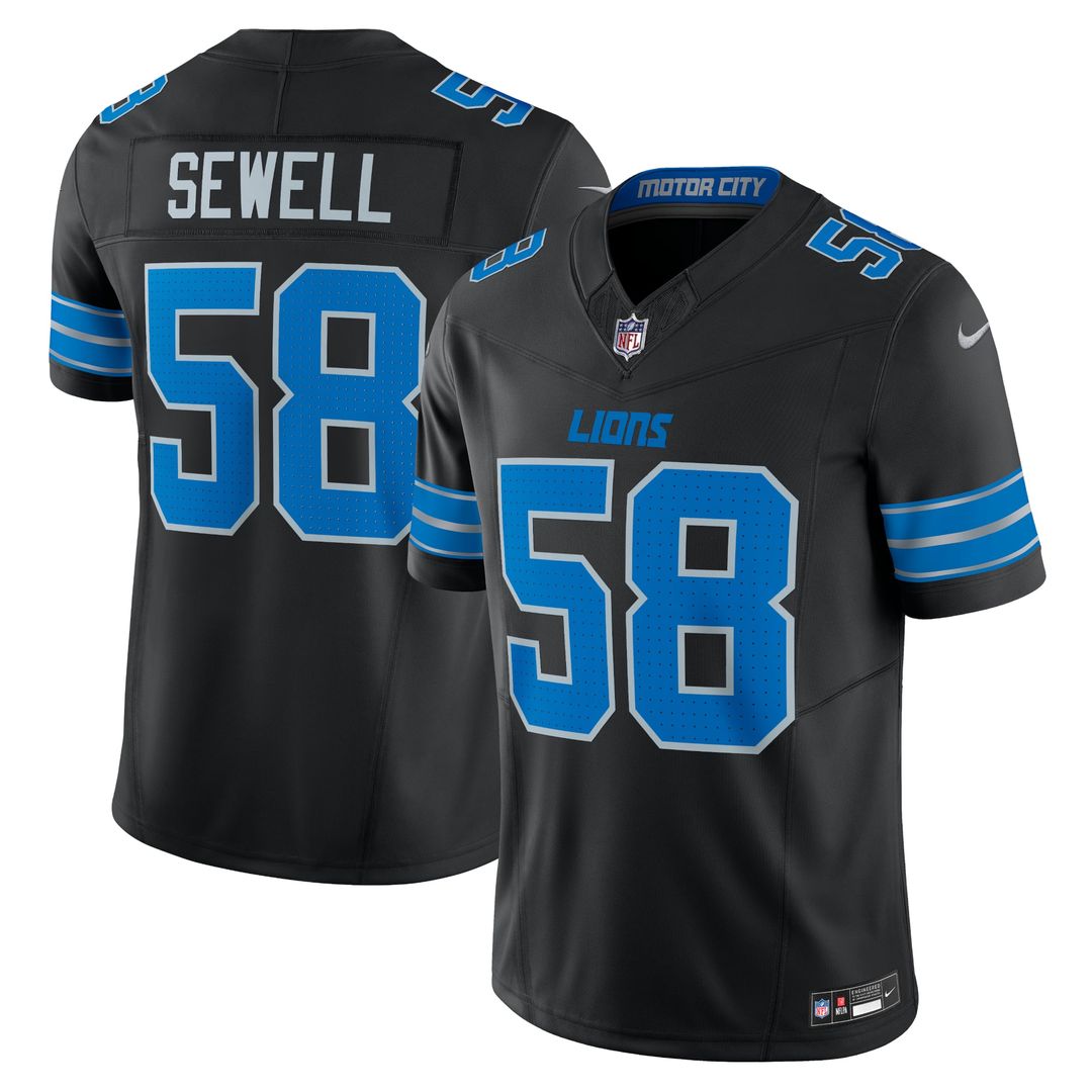 Penei Sewell Detroit Lions Vapor F.U.S.E. Alternate Limited Jersey - Blue