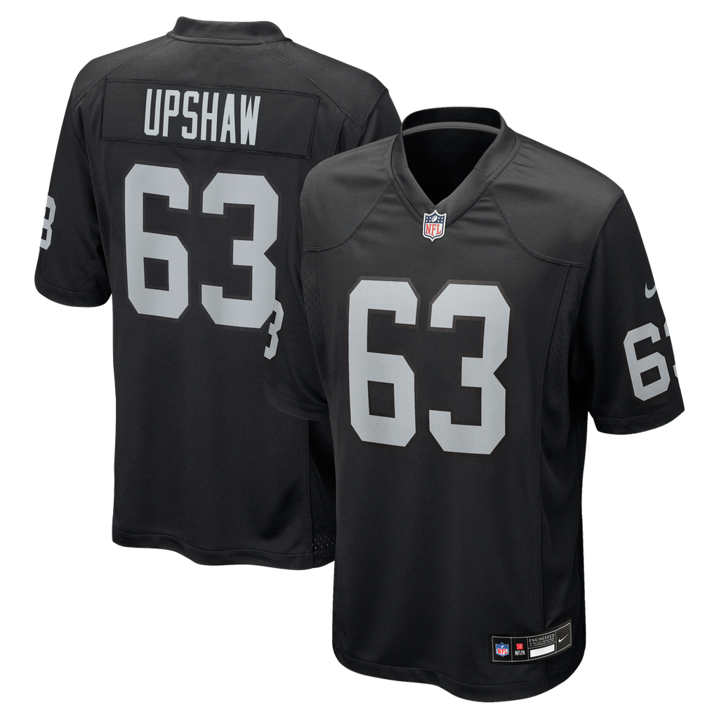 Gene Upshaw Las Vegas Raiders Game Retired Player Jersey - Black