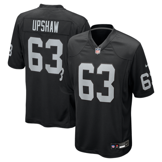 Gene Upshaw Las Vegas Raiders Game Retired Player Jersey - Black