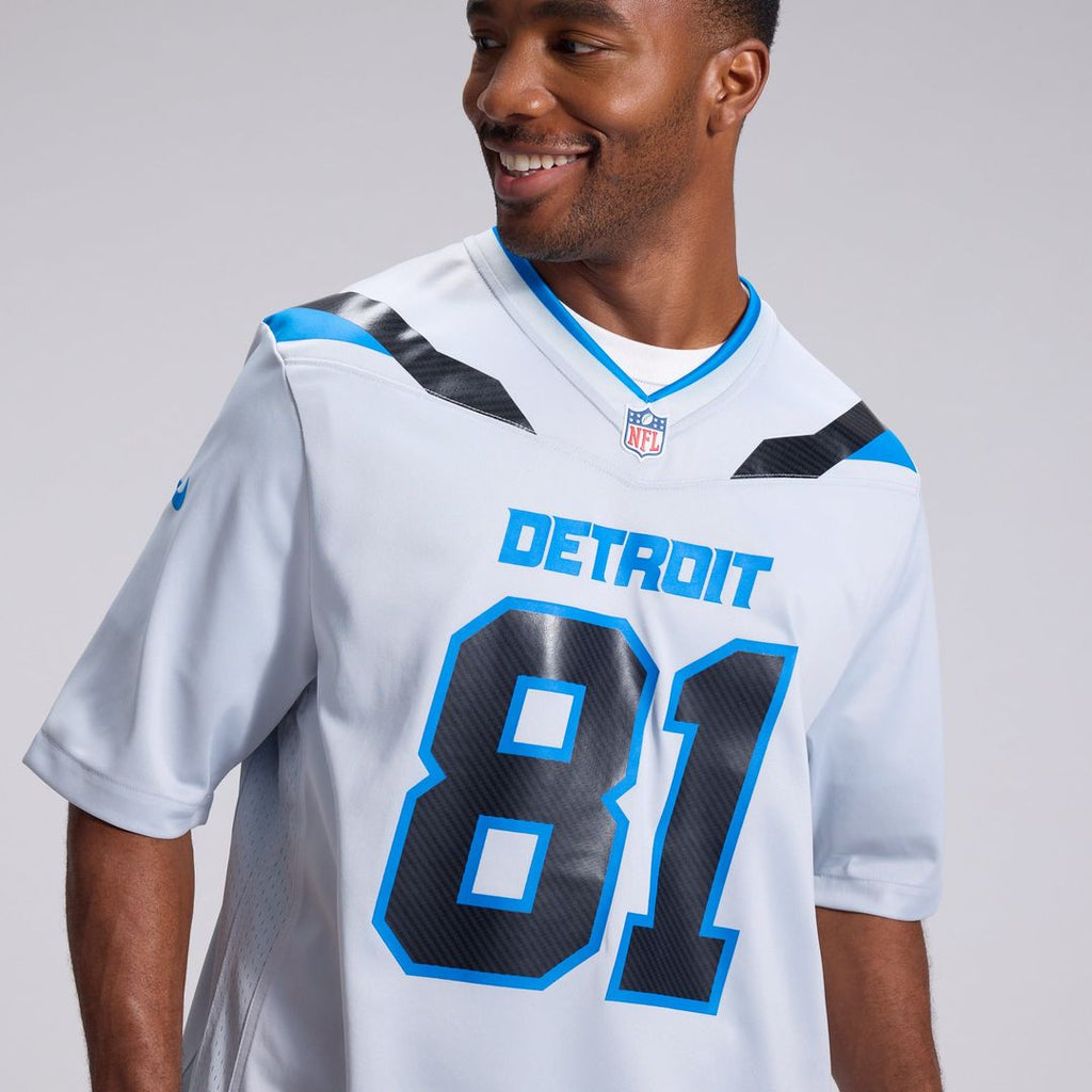Calvin Johnson Detroit Lions 2026 Rivalries Collection Game Jersey - Silver