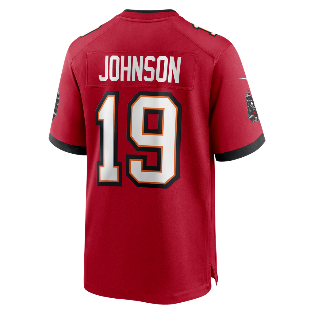 Keyshawn Johnson Tampa Bay Buccaneers Game Retired Player Jersey - Red