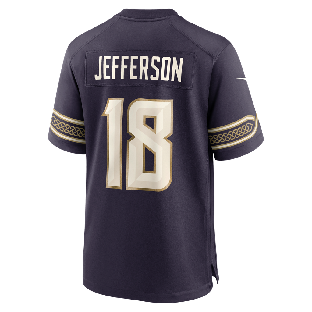 Justin Jefferson Minnesota Vikings 2026 Rivalries Collection Game Jersey - Purple