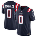 Christian Gonzalez New England Patriots Team Vapor F.U.S.E. Stitched Limited Jersey - Navy