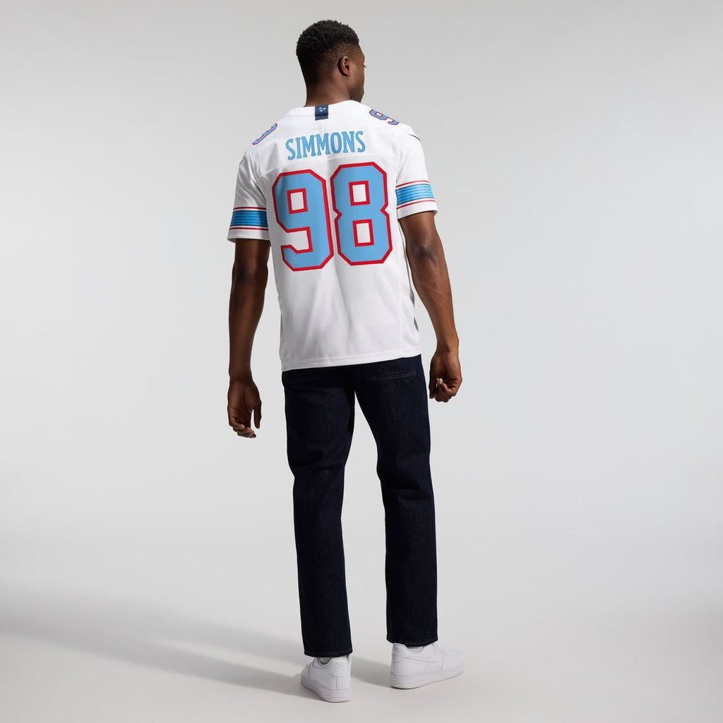 Jeffery Simmons Tennessee Titans Team Vapor F.U.S.E. Stitched Limited Jersey - Light Blue