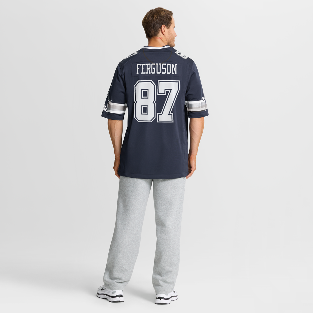 Jake Ferguson Dallas Cowboys Game Jersey - White