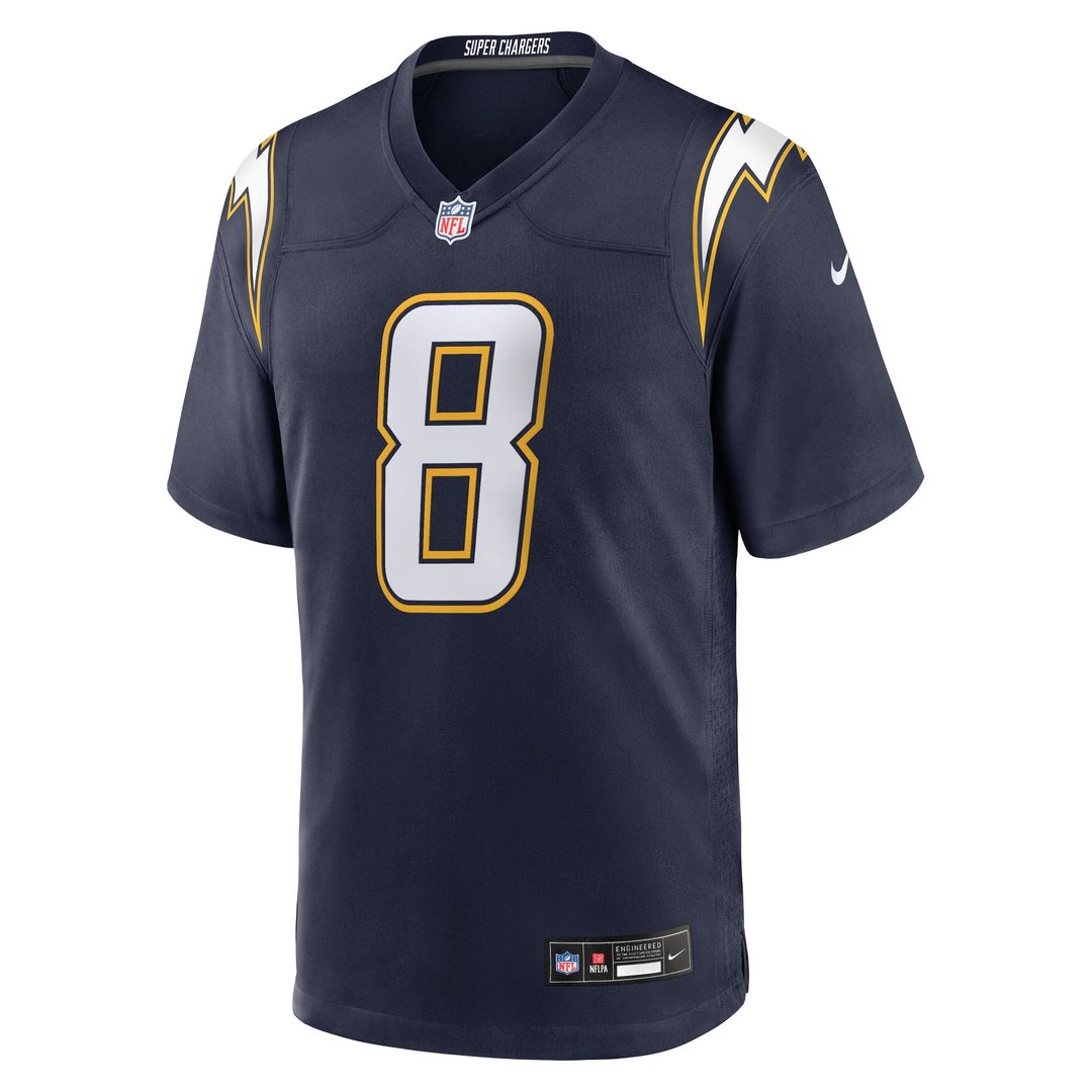 Omarion Hampton Los Angeles Chargers Game Player Jersey - Powder Blue