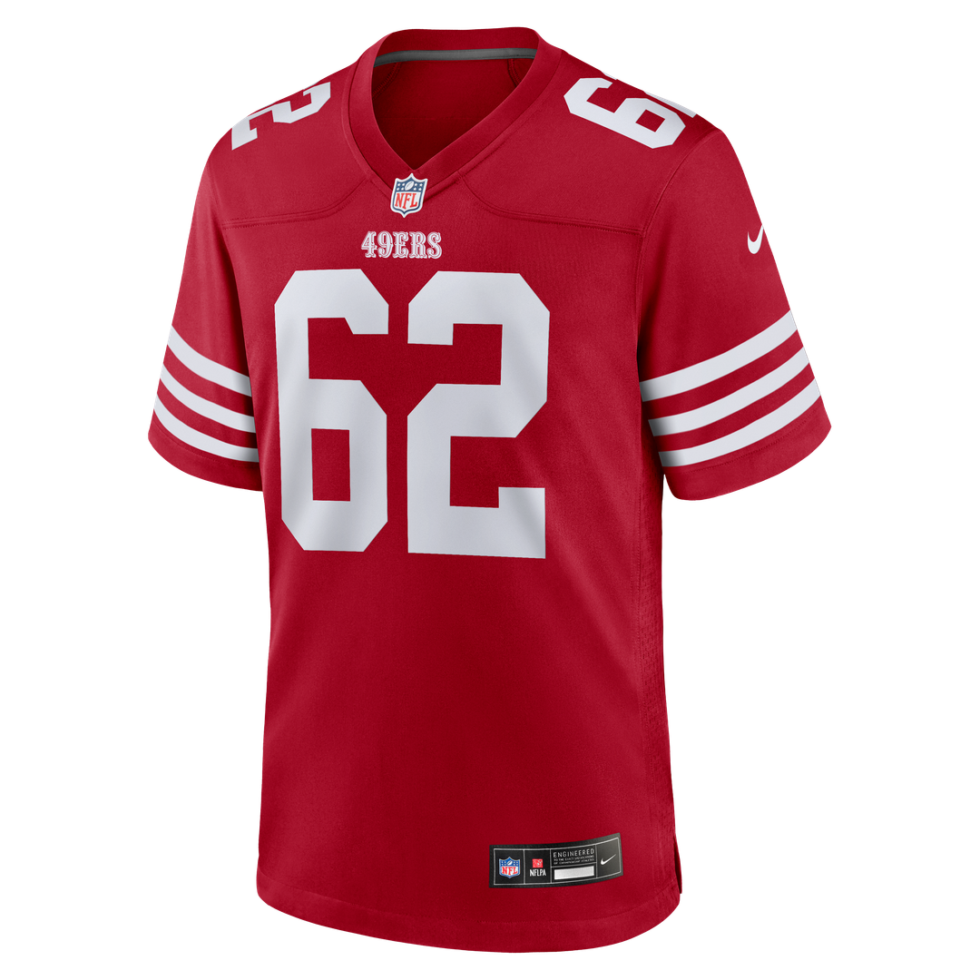 Austen Pleasants San Francisco 49ers Team Game Jersey - Scarlet
