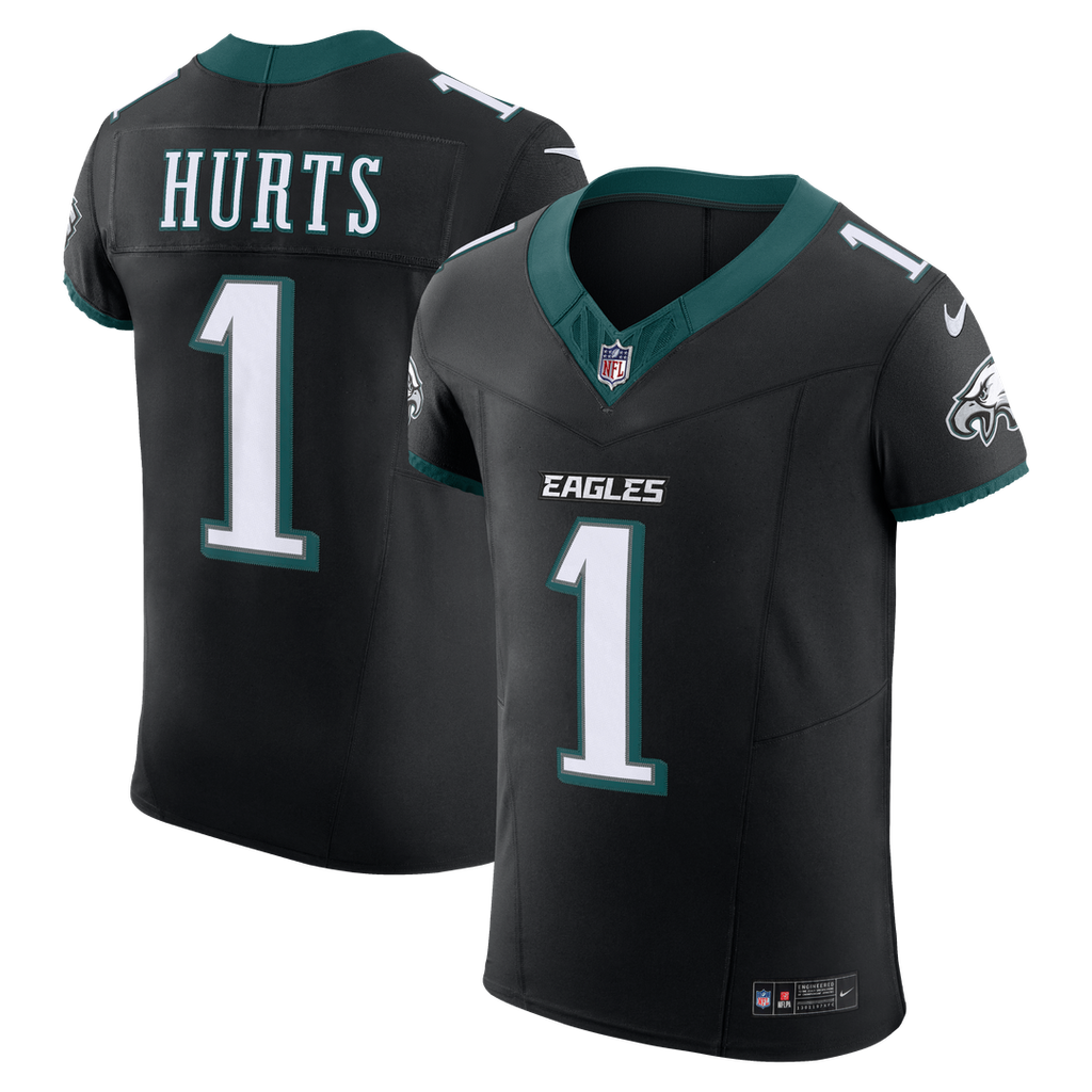 Jalen Hurts Philadelphia Eagles Alternate Vapor F.U.S.E. Elite Jersey - Black