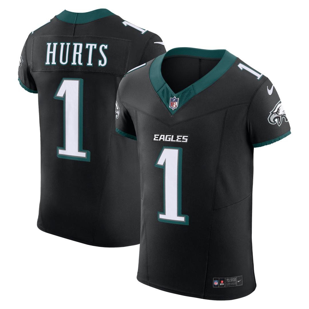Jalen Hurts Philadelphia Eagles Alternate Vapor F.U.S.E. Elite Jersey - Black