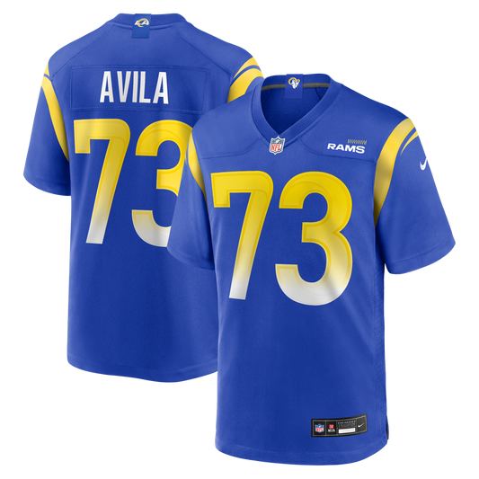 Steve Avila Los Angeles Rams Home Game Jersey - Royal