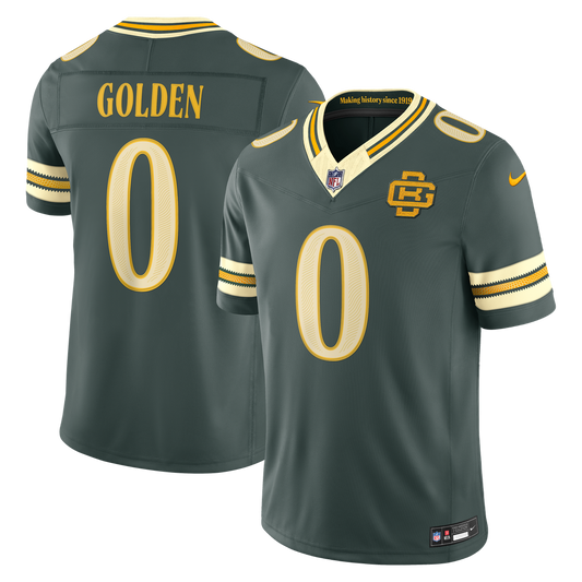 Matthew Golden Green Bay Packers 2026 Rivalries Collection Stitched Limited Jersey - Green