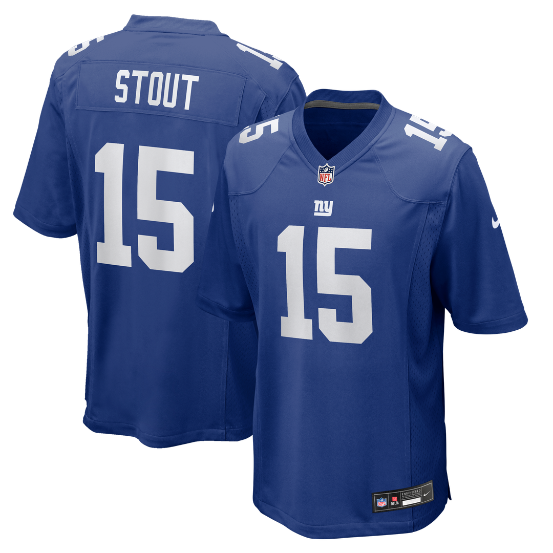Jordan Stout New York Giants Team Game Jersey - Royal