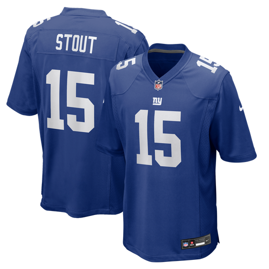 Jordan Stout New York Giants Team Game Jersey - Royal