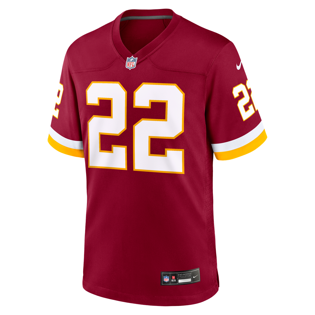 Jacory Croskey - Merritt Washington Commanders Game Jersey - Burgundy