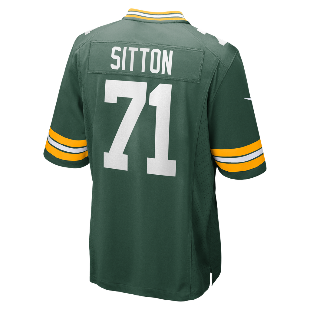 Josh Sitton Green Bay Packers Retired Game Jersey - Green