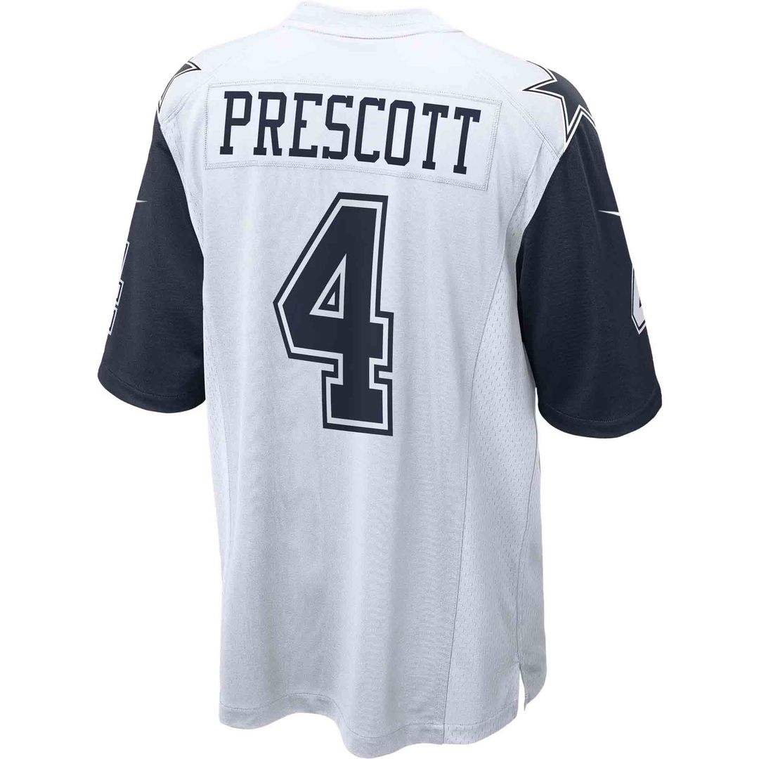 Dak Prescott Dallas Cowboys Alternate Game Team Jersey - White