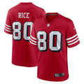 Jerry Rice San Francisco 49ers Retired Player Alternate Game Jersey - Scarlet