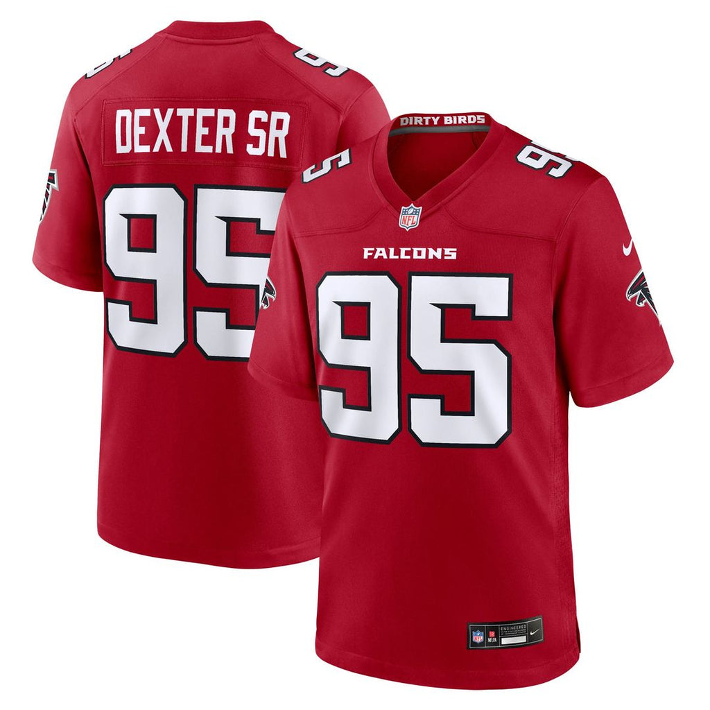 Gervon Dexter Sr. Atlanta Falcons Team Game Jersey - Red