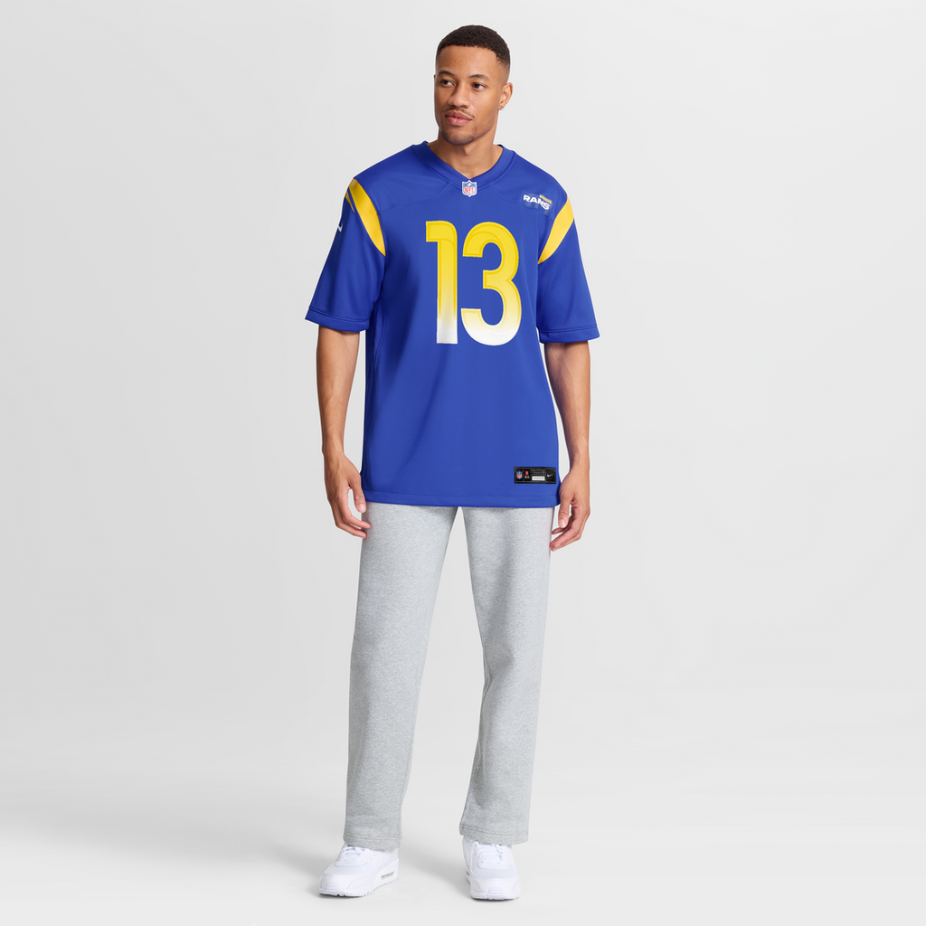 Kurt Warner Los Angeles Rams Game Retired Player Jersey - Royal