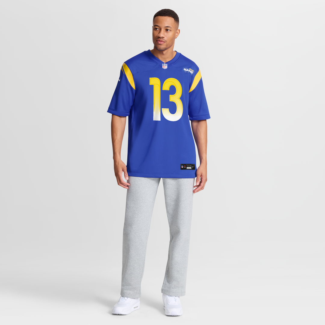 Kurt Warner Los Angeles Rams Game Retired Player Jersey - Royal