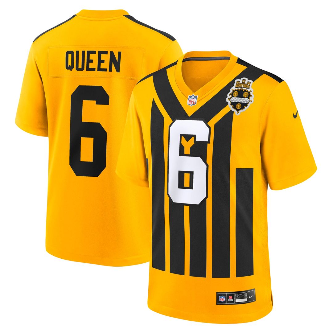 Patrick Queen Pittsburgh Steelers Game Player Jersey - Black