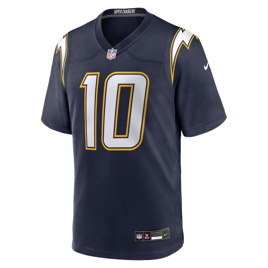 Justin Herbert Los Angeles Chargers Alternate Super Chargers Game Player Jersey - Navy