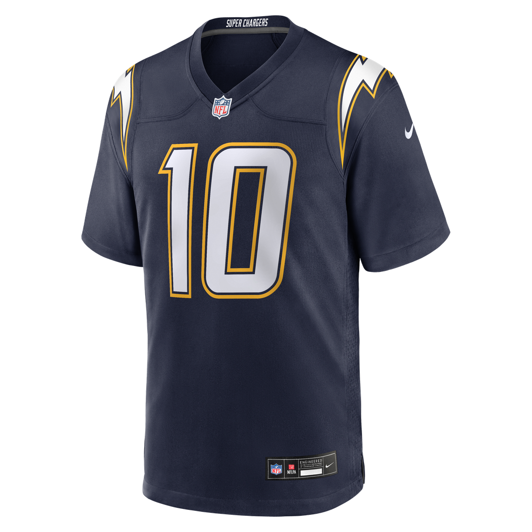 Justin Herbert Los Angeles Chargers Alternate Super Chargers Game Player Jersey - Navy