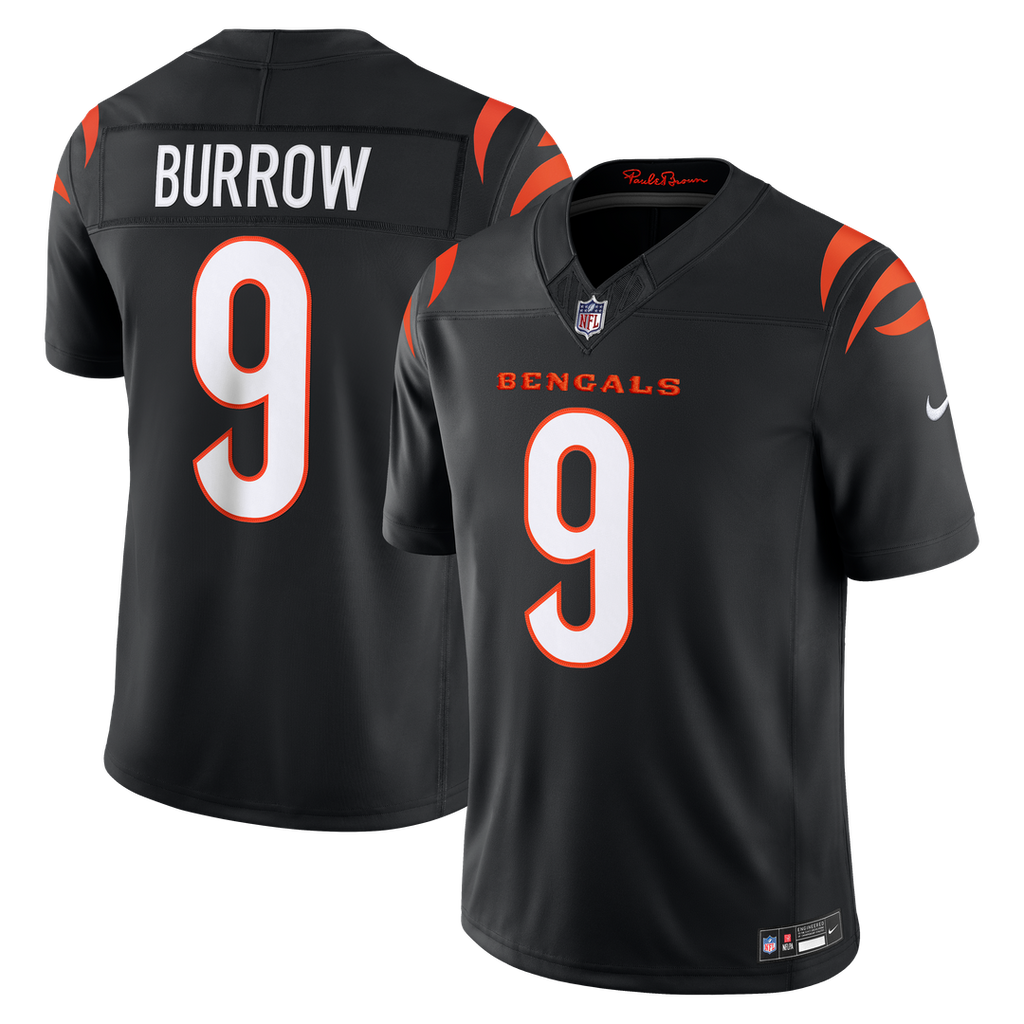 Joe Burrow Cincinnati Bengals Team Vapor F.U.S.E. Stitched Limited Jersey - Black