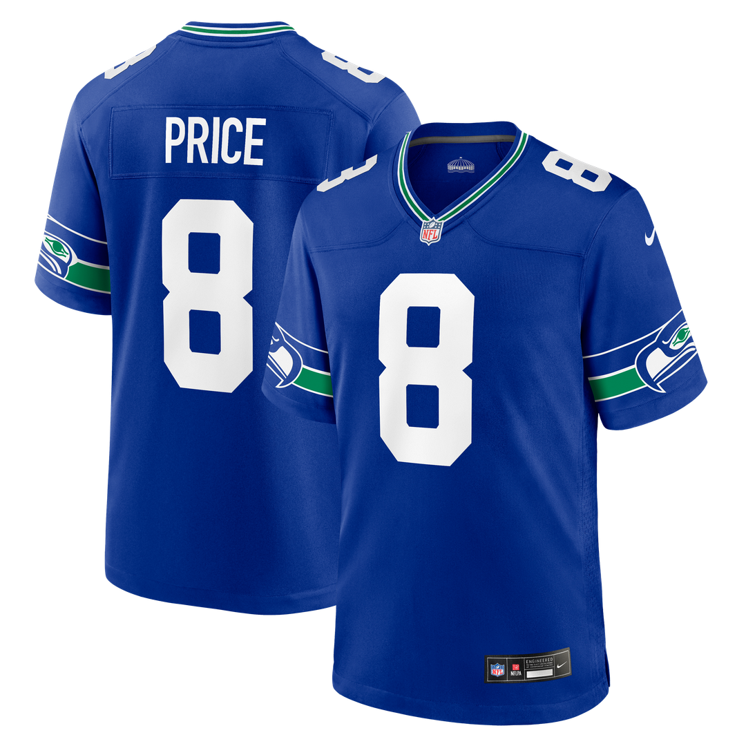 Jadarian Price Seattle Seahawks Team Game Jersey - College Navy