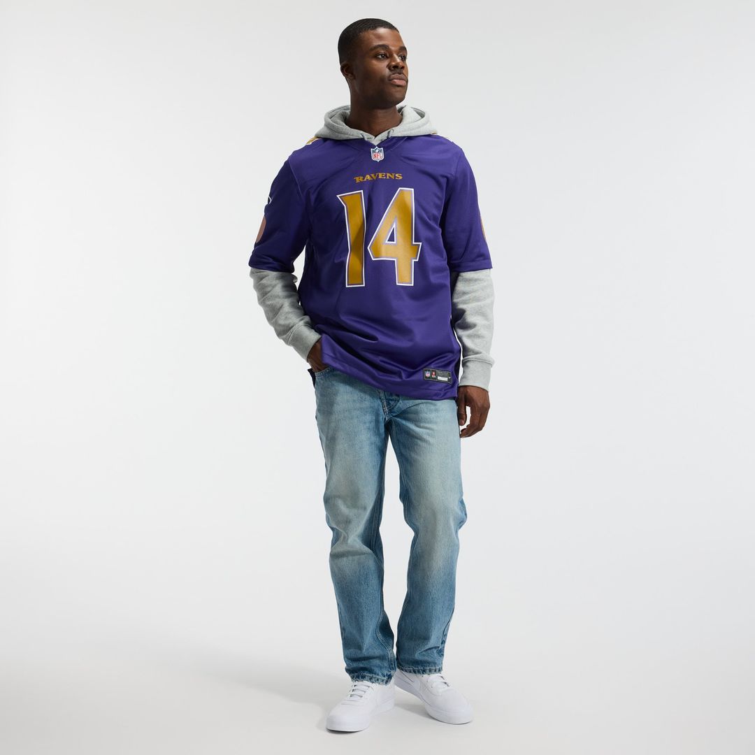 Kyle Hamilton Baltimore Ravens Game Jersey - White