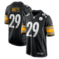 Ryan Watts Pittsburgh Steelers Game Jersey - Black