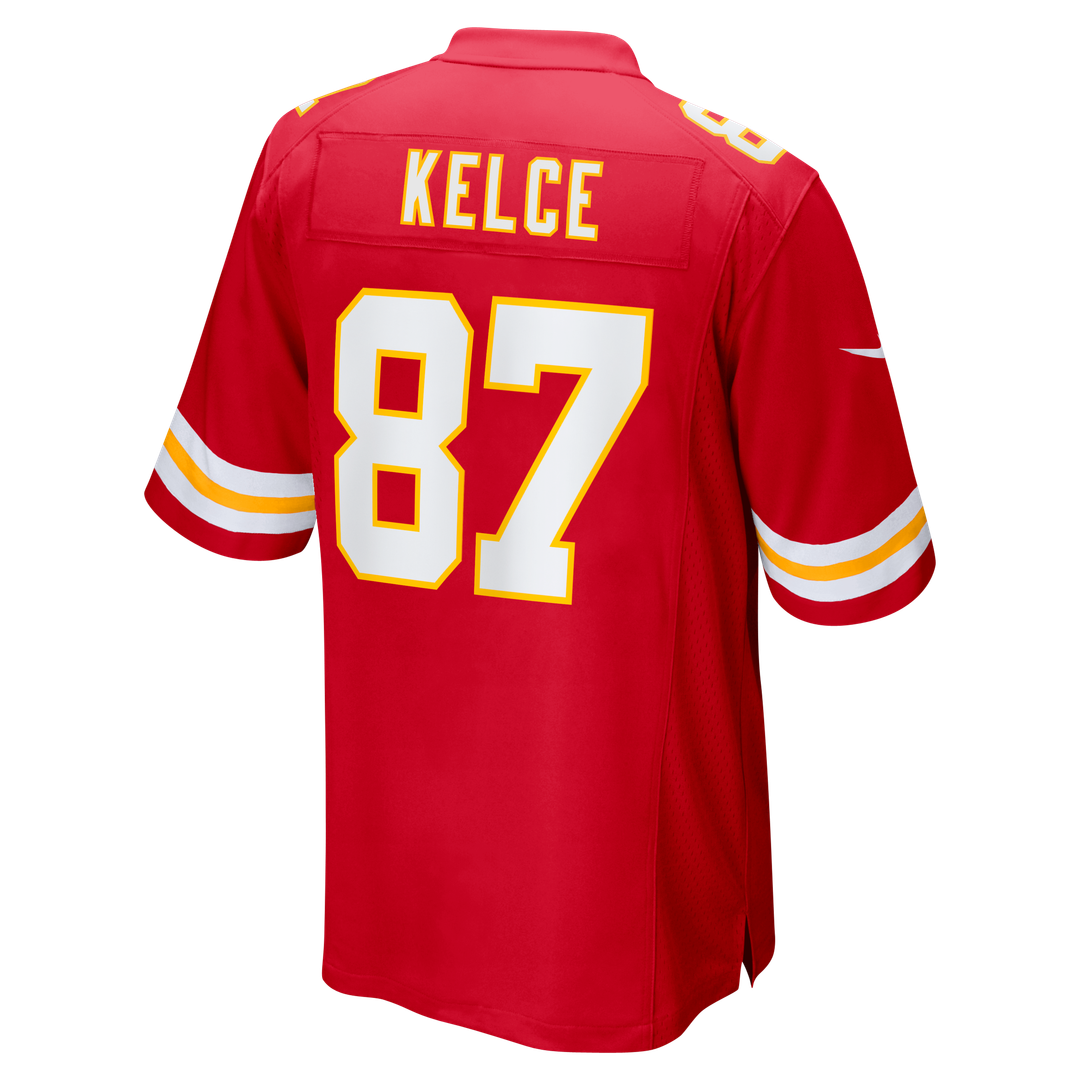 Travis Kelce Kansas City Chiefs Player Game Jersey - White