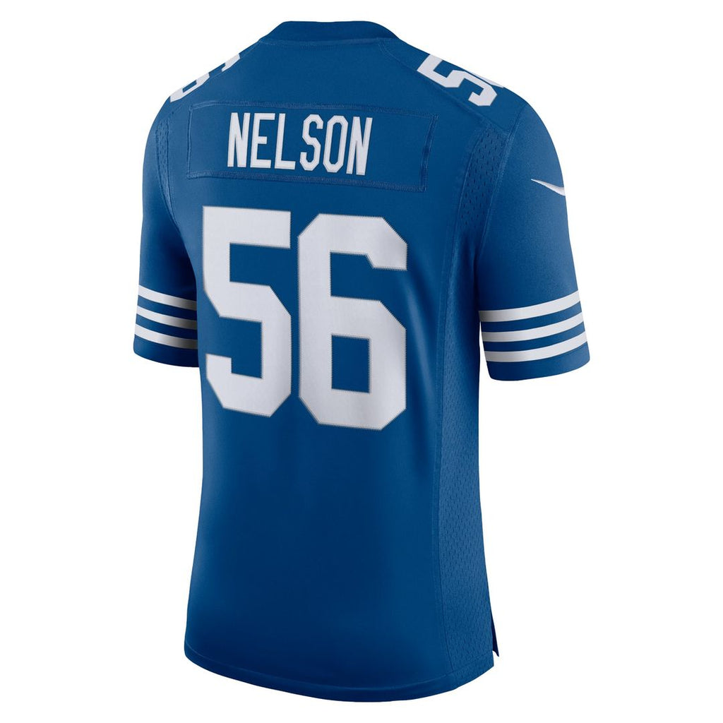 Men's Quenton Nelson Royal Indianapolis Colts Alternate Vapor Limited Jersey