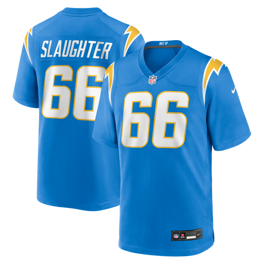 Jake Slaughter Los Angeles Chargers Team Game Jersey - Powder Blue