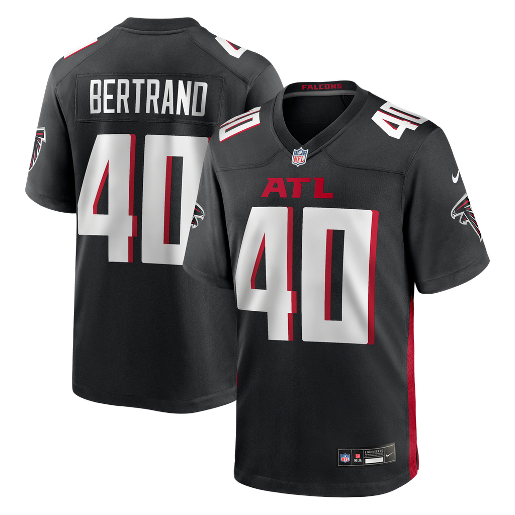 JD Bertrand Atlanta Falcons Team Game Jersey - Black