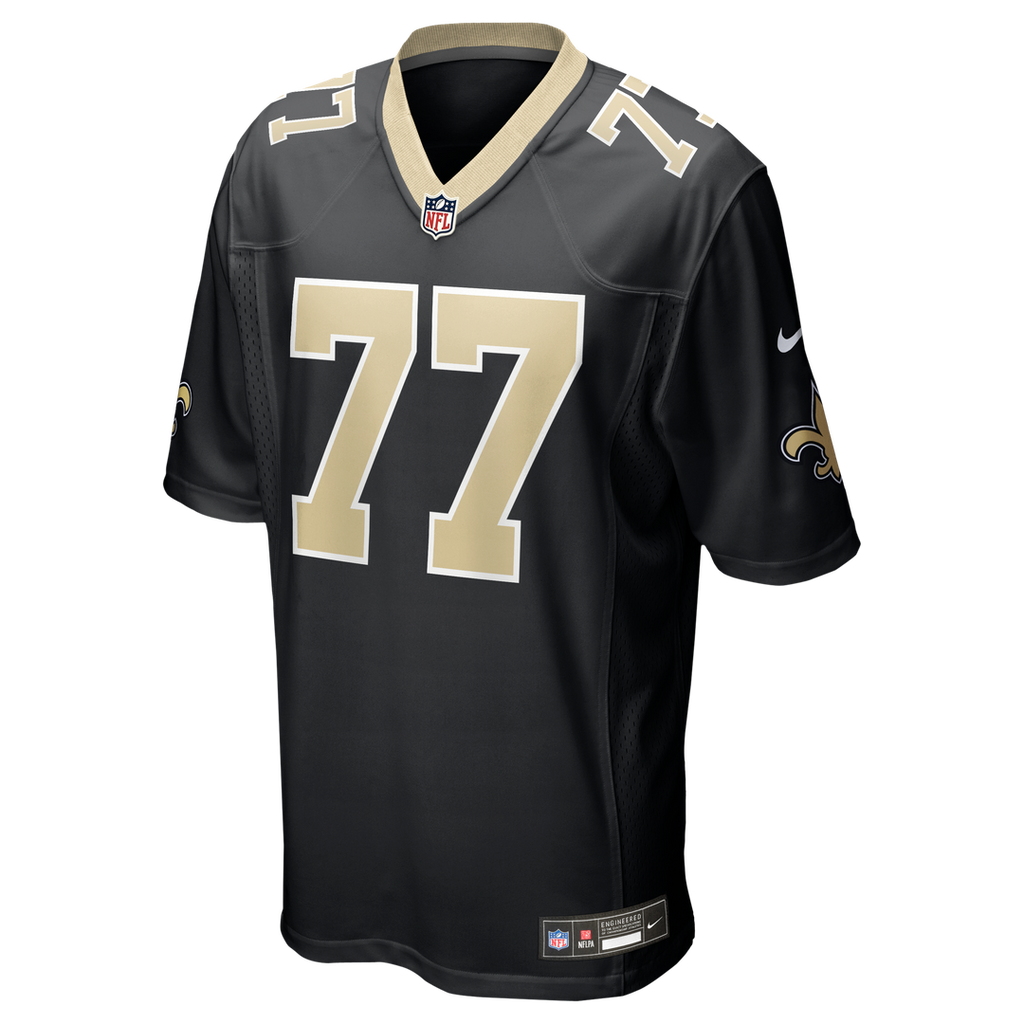 Carl Nicks New Orleans Saints Game Retired Player Jersey - Black