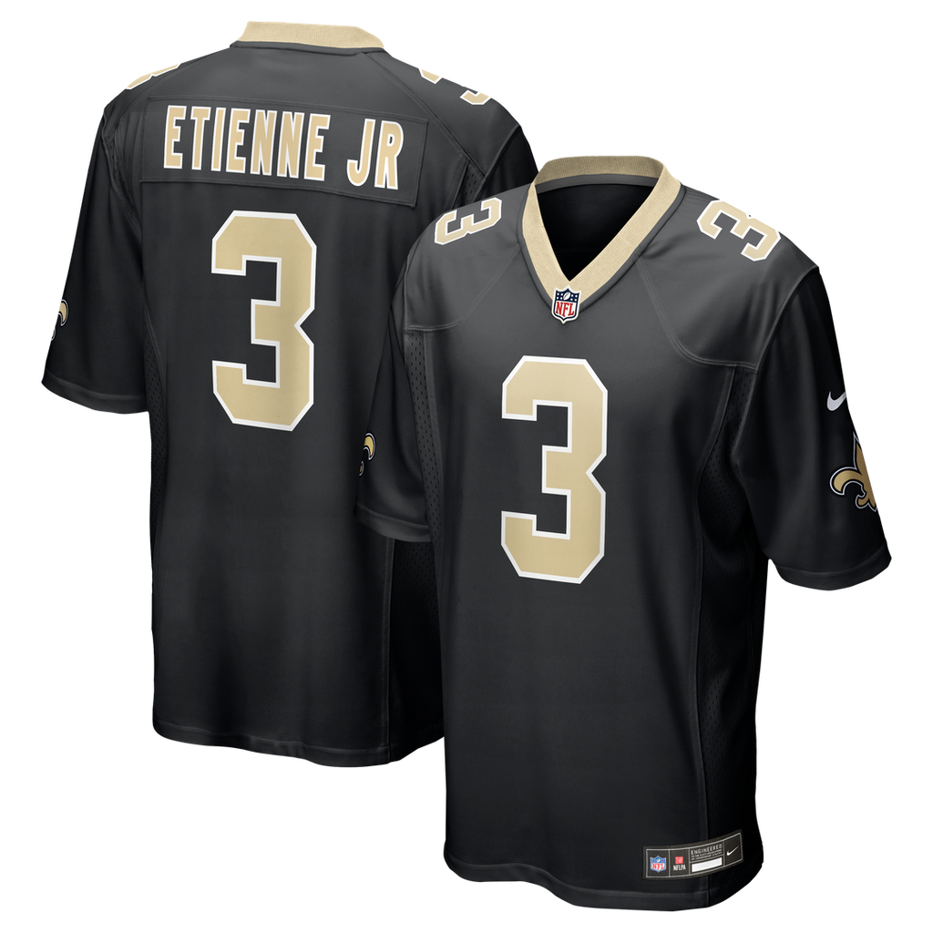 Travis Etienne Jr New Orleans Saints Game Jersey - Black