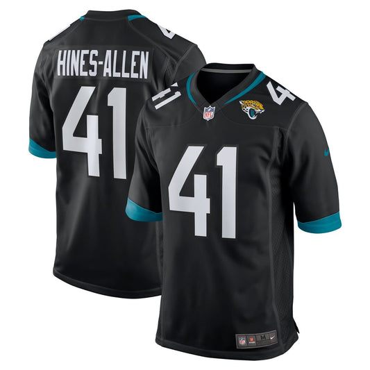 Josh Hines - Allen Jacksonville Jaguars Alternate Game Jersey - Black