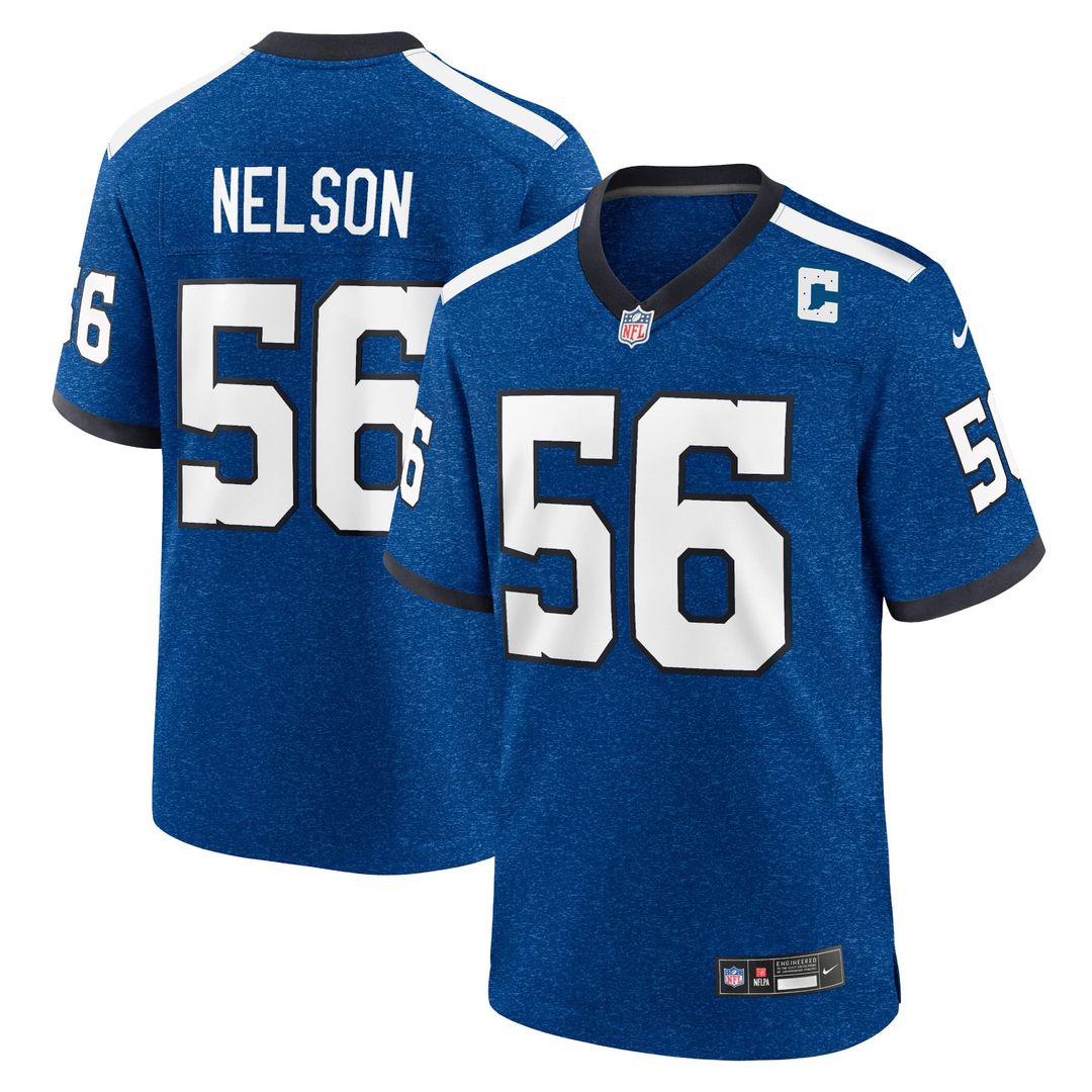 Quenton Nelson Indianapolis Colts Indiana Nights Alternate Game Jersey - Royal