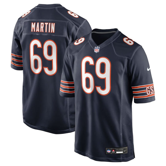 Jeremiah Martin Chicago Bears Team Game Jersey - Navy