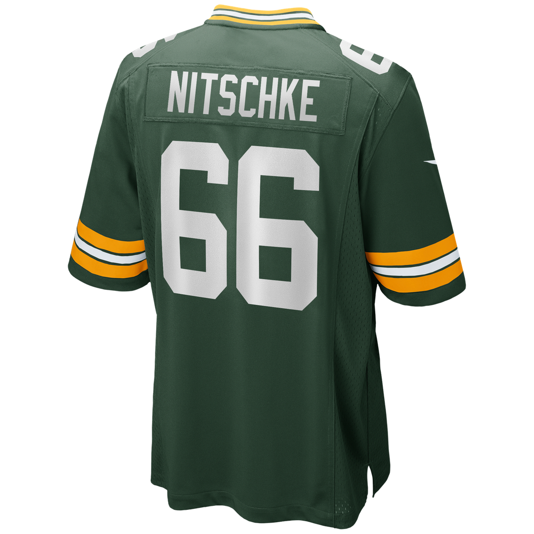 Ray Nitschke Green Bay Packers Game Retired Player Jersey - Green