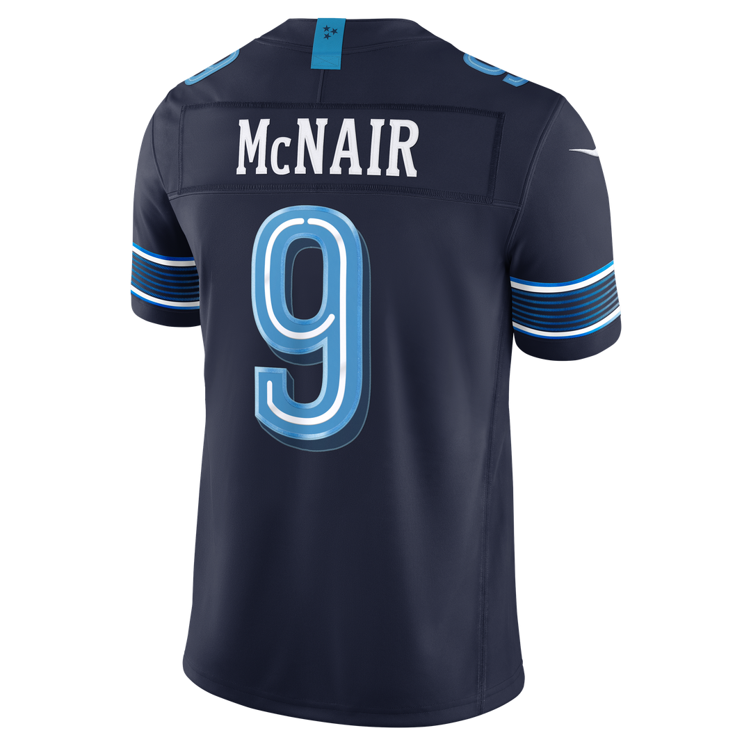 Steve McNair Tennessee Titans 2026 Rivalries Collection Stitched Limited Jersey - Navy