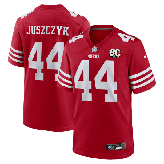 Kyle Juszczyk San Francisco 49ers 80th Anniversary Game Jersey - Scarlet