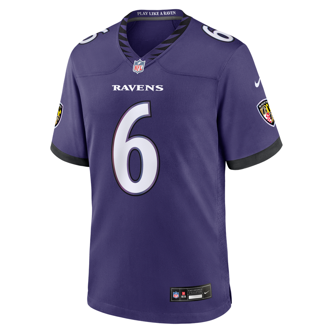 Ja'Kobi Lane Baltimore Ravens Team Game Jersey - Purple