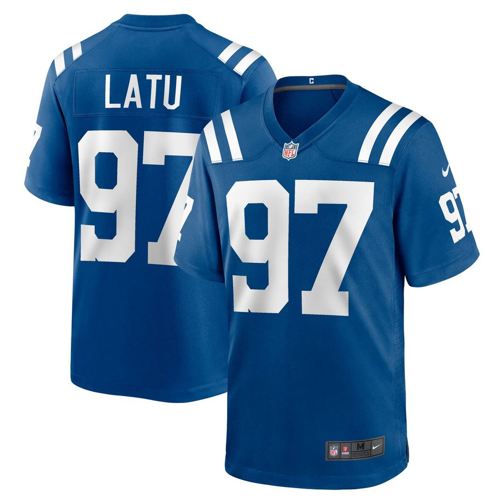 Laiatu Latu Indianapolis Colts Player Game Jersey - Royal